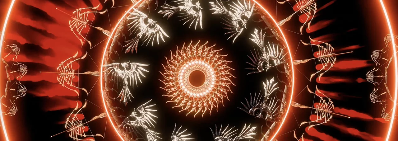 再讲山海经 - Mapping 深圳城市光美术馆